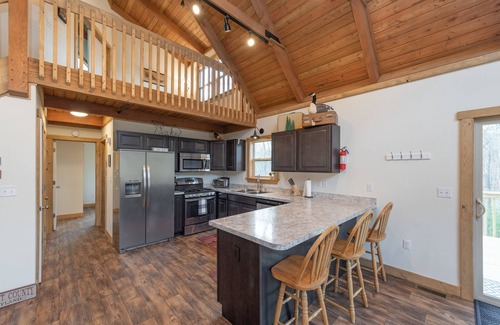 Sky Valley House | Lighthearted Lodge: Lake Access, Hot Tub, Fireplace, Fire Pit!