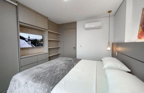 Santa Fe Apartment | Lindo Flat Planejado com Vista Para Cidade