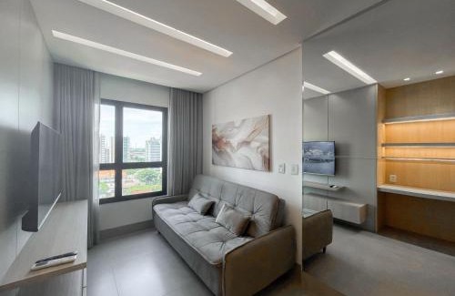 Santa Fe Apartment | Lindo Flat Planejado com Vista Para Cidade