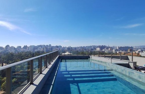 Cidade Baixa Apartment | Lindo Studio NOVO no JP Redenção - Rofftop com vista espetacular
