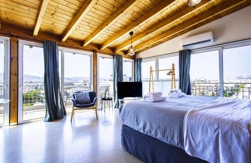 Kallithea Apartment | Lis153 by Smart Cozy Suites - Top Floors with Amazing City View - Available 24hr