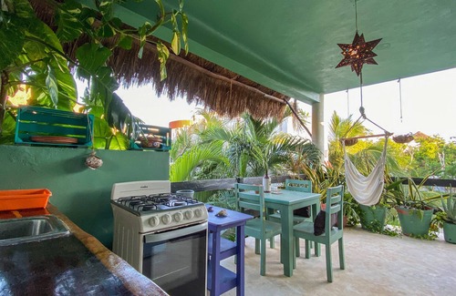 La Veleta Apartment | Live surrounded by lush gardens safely in the hottest area of Tulum!