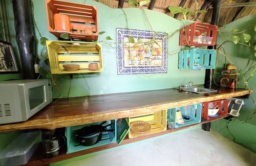 La Veleta Apartment | Live surrounded by lush gardens safely in the hottest area of Tulum!