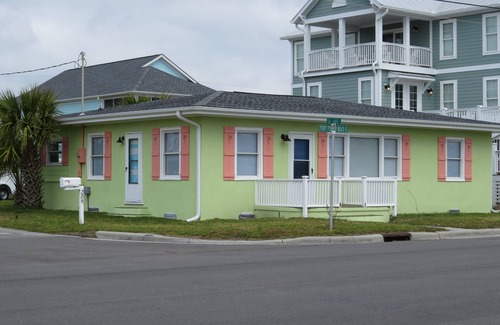 Kure Beach House | LOCATION, LOCATION, LOCATION! Ocean View Cottage Across from Beach Access