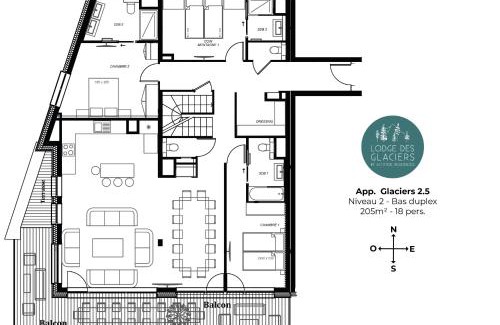 La Rosiere Apartment | Lodge des Glaciers - La Rosière