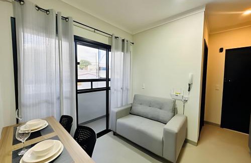 Santa Monica Apartment | Loft 101 – Refúgio Certo, a poucos passos da Ufu.