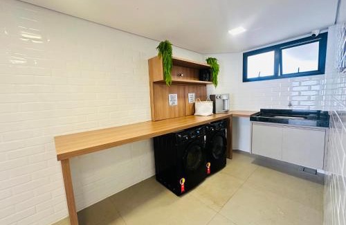 Santa Monica Apartment | Loft 101 – Refúgio Certo, a poucos passos da Ufu.