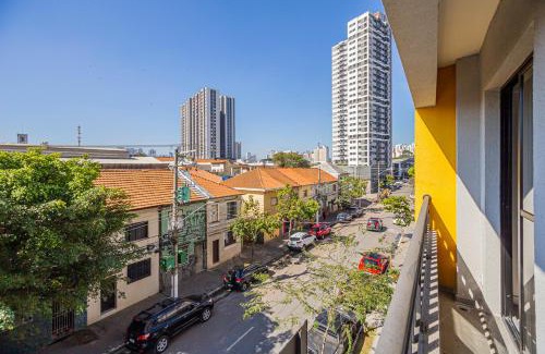 Belenzinho Apartment | Loft com smart lock e varanda no Bresser