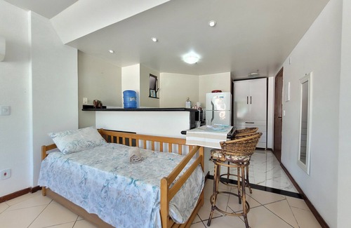Prainha Apartment | Loft Mar Azul, pé na Areia em Arraial do Cabo