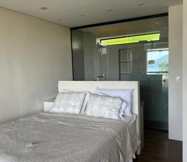 Pereque-Acu Apartment | Loft maravilhoso, com vista sensacional do mar