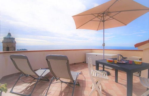 Costarainera Apartment | Loft with stunning sea view terrace | Ap20
