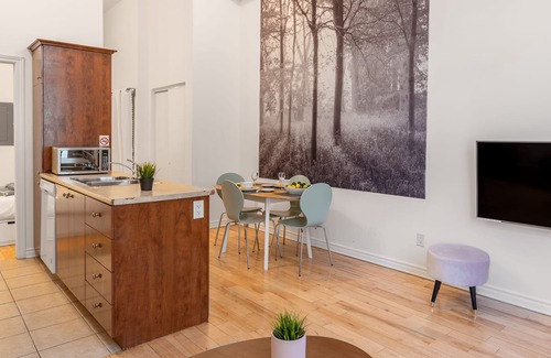 Hochelaga Apartment | Lofts aylwin - designer open space newly renovated
