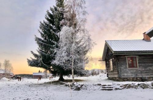 Hassela House | Log Cabin from 1820s with wood-heated sauna