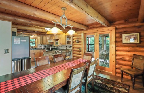 St Germain House | Log Cabin on Lake on 3 Acres of Total Seclusion