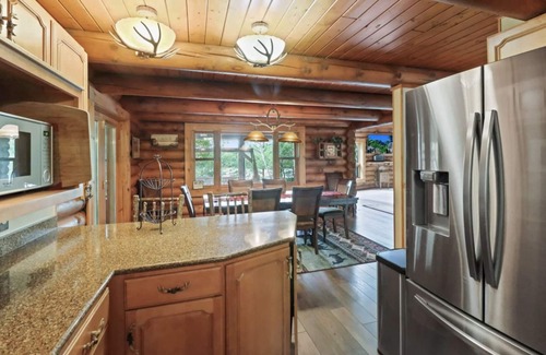 St Germain House | Log Cabin on Lake on 3 Acres of Total Seclusion