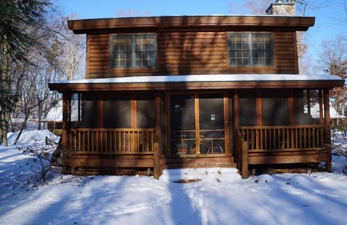 Saugatuck Cabin | Log Cabin on Serene Goshorn Lake, Minutes From Vibrant Saugatuck & Douglas
