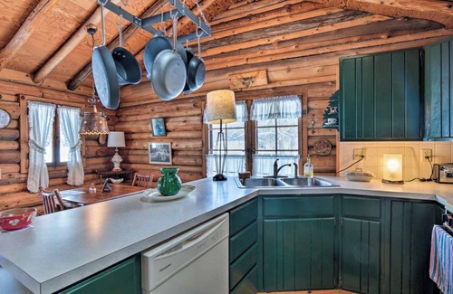 Forest Beach Cabin | Log Cabin on Tunnel of Trees with Lake Michigan View!