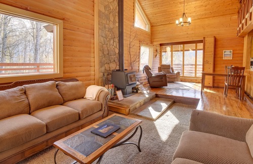 Eagle River Cabin | Log Cabin Rental in Eagle River: Pets Welcome!