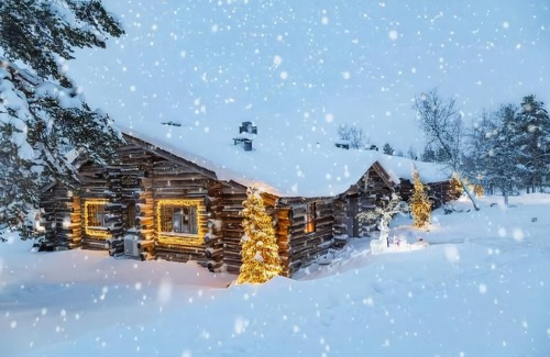 Saariselka Hotel | Log House Kuukkeli Teerenpesä