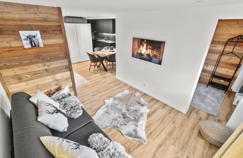 Saas-Fee Apartment | Logement Avec vue Spectaculaire sur les Montagnes