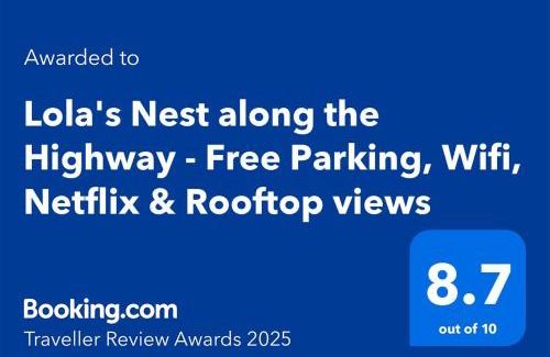 Kidono Apartment | Lola's Nest along the Highway - Free Parking, Wifi, Netflix & Rooftop views
