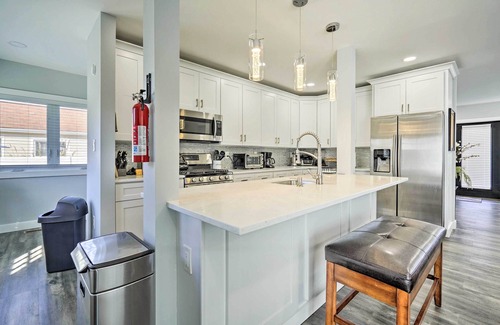 Long Branch House | Long Branch Getaway: Grill, 1 Block to Beach!