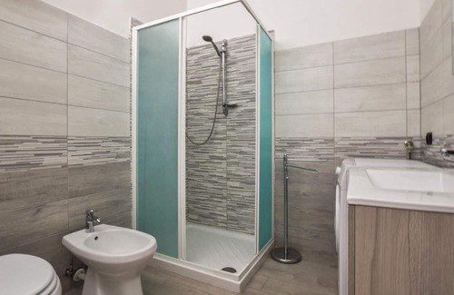 Santa Maria del Mare Torrazzo Apartment | Look forward to a beautiful view of the sea in this beachfront vacation rental.