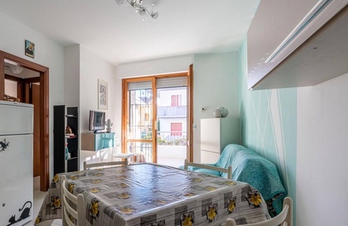Martinsicuro Apartment | Look from your large terrace over the rooftops of Martinsicuro and the sea.