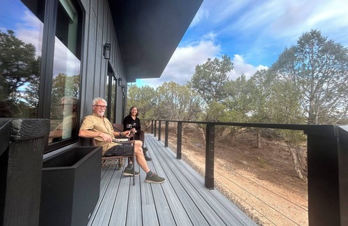 Cedaredge Cottage | Lost Buck Resort - A modern cottage surrounded by native trees & beautiful view