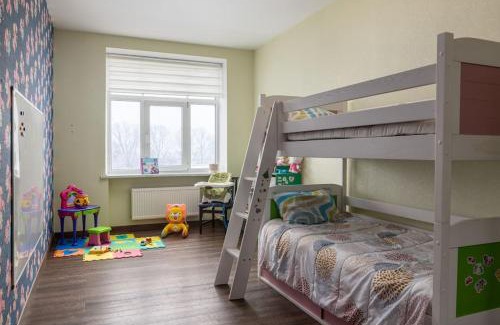 Sarkandaugava Apartment | Lovely 2-bdrm condo ideal for couples and family with children, free parking on premises