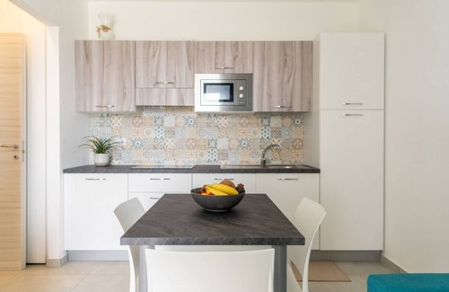 Pachino Apartment | Lovely 40 sqm seaview apartment, able to accommodate up to 4 people, located inside the renowned Borgo 84 residence, equipped with swimming pool and cycle path. The property is located just 3 km from the center of Marzamemi, one of the most fascinating s