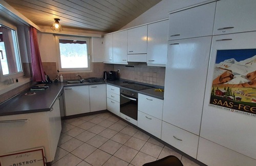 Saas Almagell Apartment | Lovely apartment for 6 people with WIFI, TV and balcony