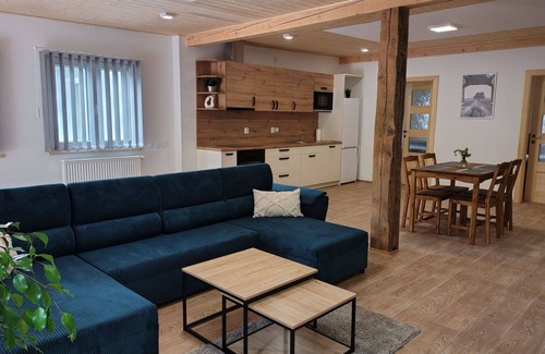 Desna Apartment | Lovely apartment for 4 guests with WIFI, pool, TV and patio