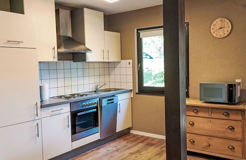 Feriendorf Frankenau House | Lovely apartment in villa for 4 guests with WIFI, TV, terrace and pets allowed