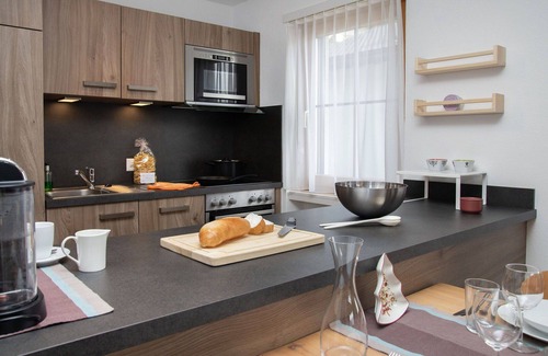 Falera Apartment | Lovely apartment for 4 guests with pool, WIFI, TV, balcony, pets allowed and panoramic view