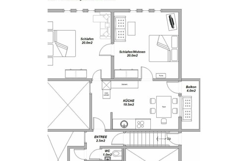 Lenk Apartment | Lovely apartment for 5 guests with WIFI, TV, balcony and parking