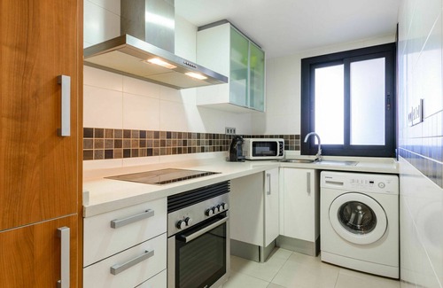 El Grau de Moncofa Apartment | Lovely apartment for 4 guests with A/C, pool, WIFI, TV and terrace