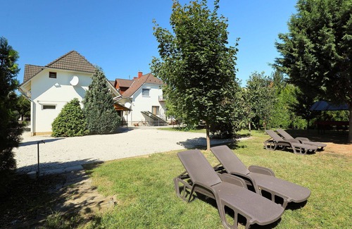Balatonszemes Apartment | Lovely apartment for 15 people with A/C, WIFI, TV, patio and pets allowed