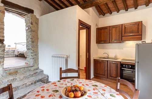 Arcidosso House | Lovely apartment in villa for 2 guests with patio and pets allowed