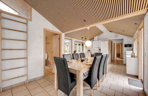 Ringkøbing-Skjern Municipality House | Lovely holiday home with large outdoor spa, indoor spa and sauna close to.