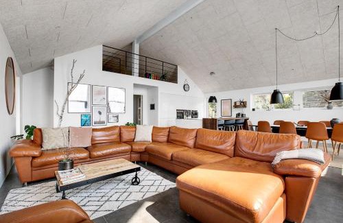Vibæk Strand House | Lovely Holiday Home With Sea View And Activity Room