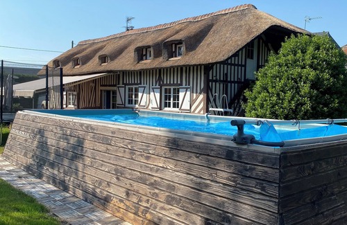 Blonville-sur-Mer House | Lovely thatched cottage with pool, just 10 minutes from the glamour of Deauville