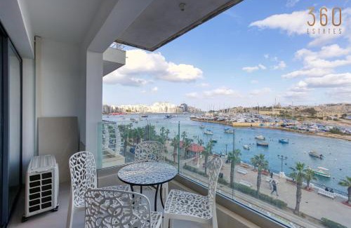 Gzira Apartment | Lovely Waterfront Apt with Stunning Views in Gzira by 360 Estates
