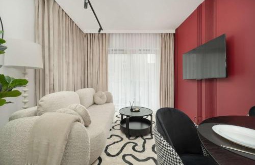 Wroclaw City Center Apartment | Luksusowe Apartamenty w Centrum Wrocławia Blisko Parku z Klimatyzacją w Salonie by Noclegi Renters