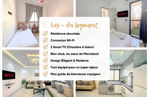 Gueliz Apartment | Lumière d'Atlas Calme et Confort