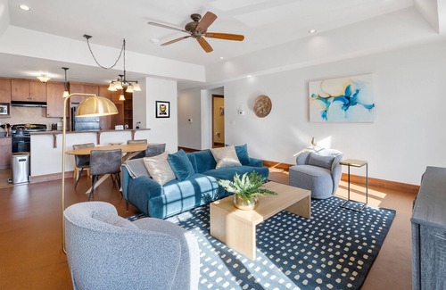 Downtown Springfield Condo | Lux Downtown Condo month-to-month, Walkable Fast Wi-Fi, Free Parking