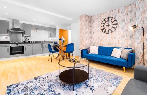 Bordesley Apartment | LUX SEA BLUE-BIRMINGHAM CENTRAL APARTMENT