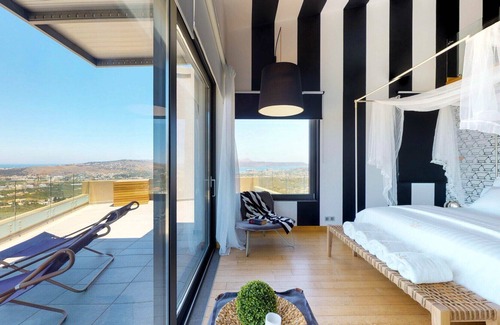 Katochori Villa | Lux villa ★ Heated pool + Hydromassage jet ★ Chania city