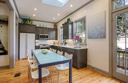 Beach Institute House | Luxe Duplex with Heated Pool | Near River St