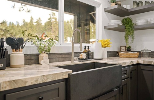 Boulder Bay Cabin | Luxe Lakefront Cabin w/Hot Tub, Game Room, Boat Dock.